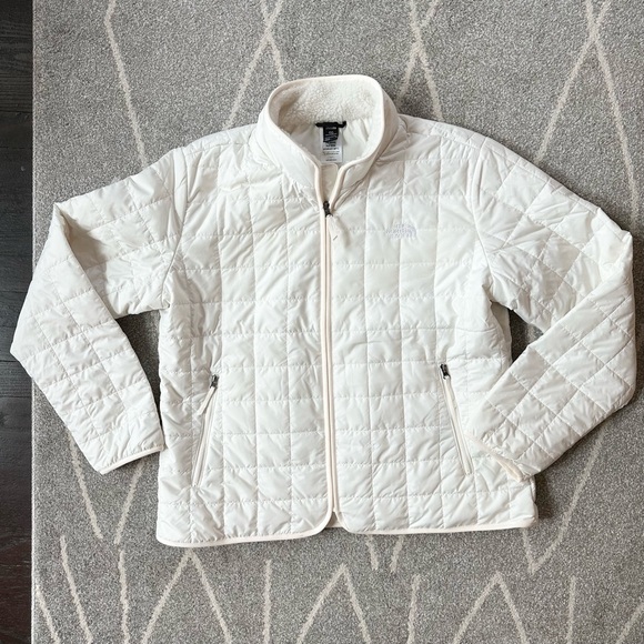The North Face Cream Quilted Lightweight Jacket - Picture 1 of 5